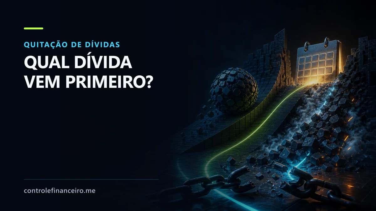 Dívidas classificadas por juros, risco e impacto no orçamento pessoal