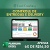 Planilha Controle de Entregas e Delivery