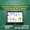 Planilha Orçamento e Controle De Obras